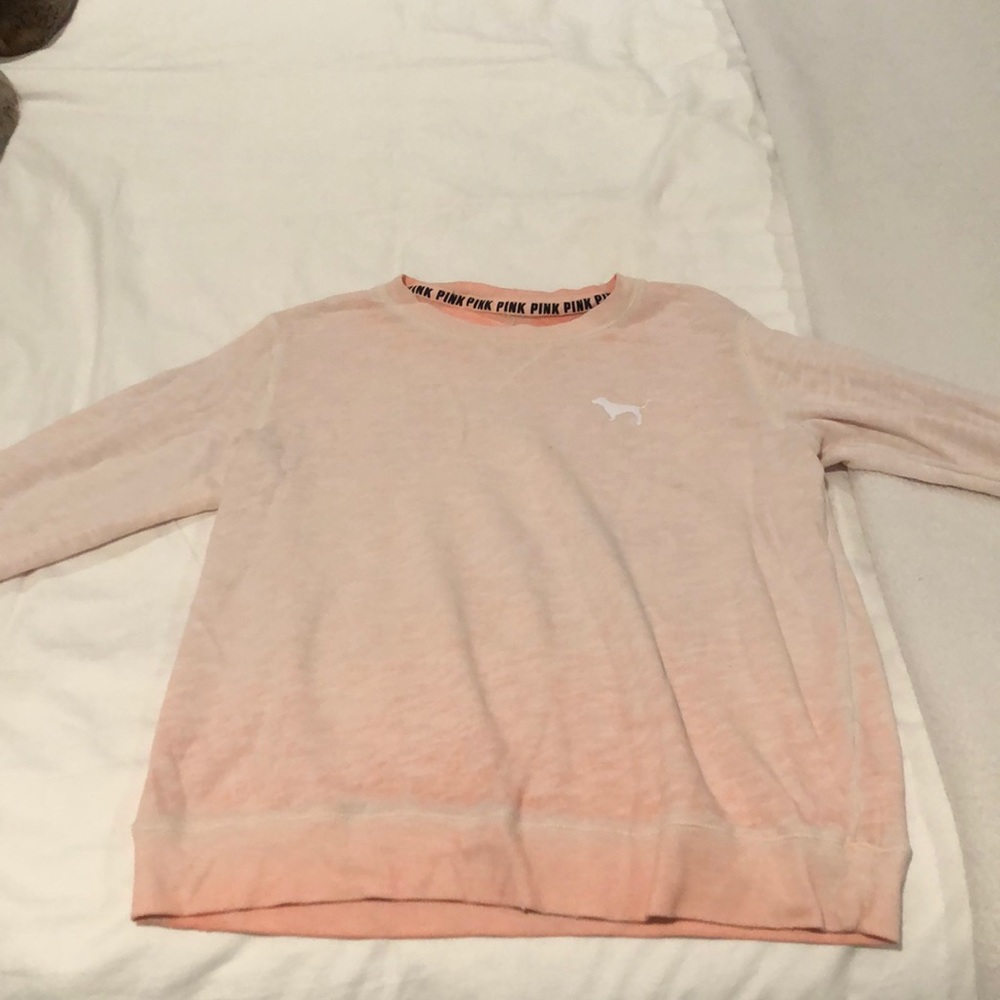 pink crewneck